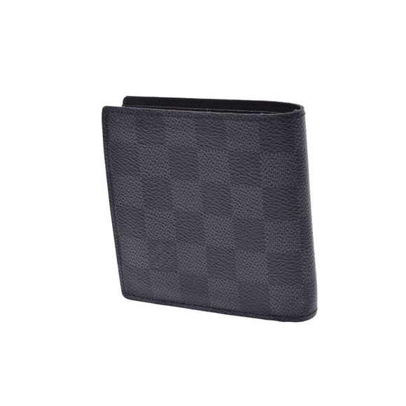 Louis Vuitton Graphite Black Portefeuille Wallet Marco Bifold - Picture 2 of 12